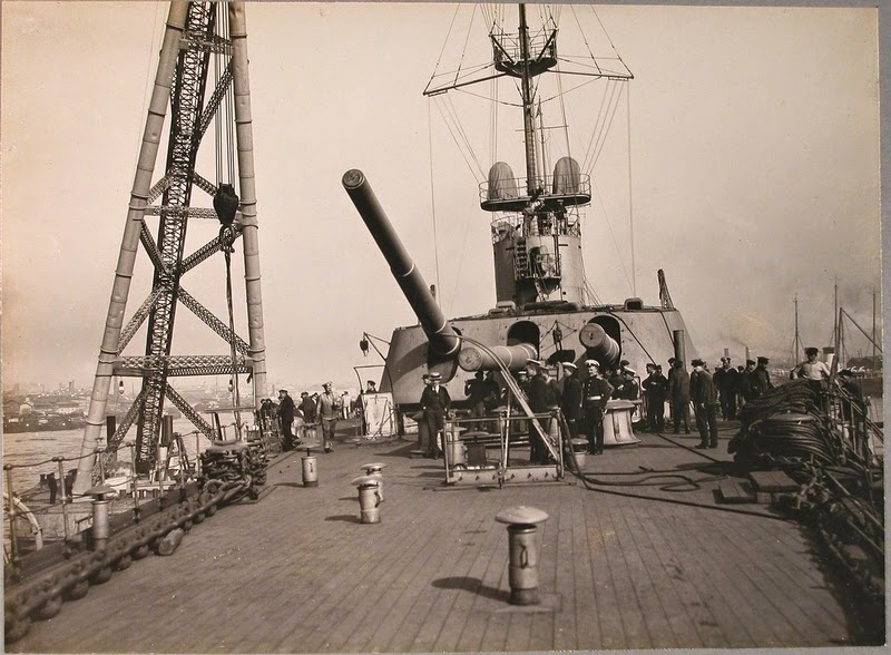 Pictures of Russian Battleship Gangut, 1911 vintage everyday