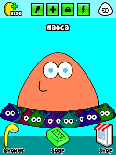 Pou Baby Bathing - Play Now For Free