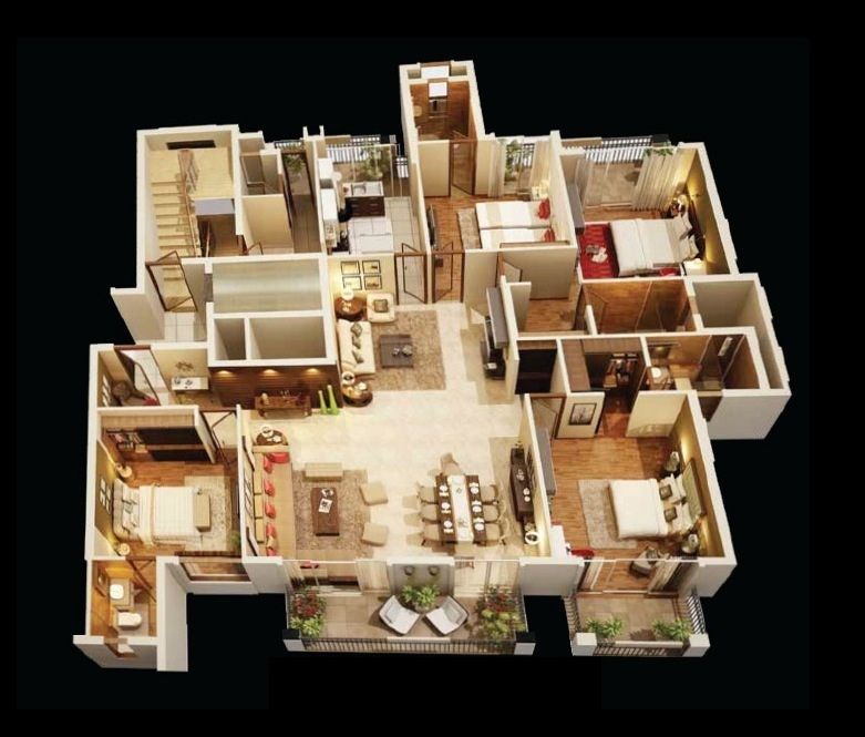 House Plans 4 Bedroom