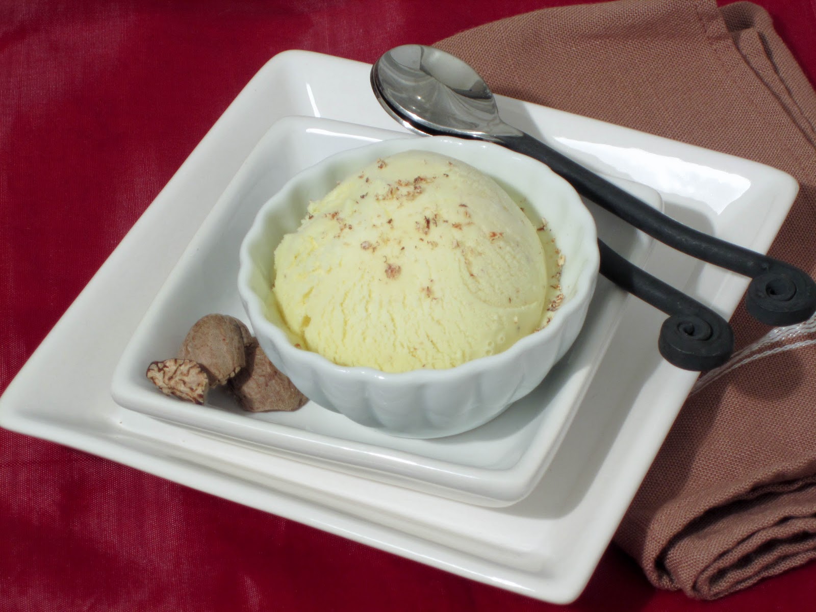 Scoops of Sunshine Nutmeg Ice Cream