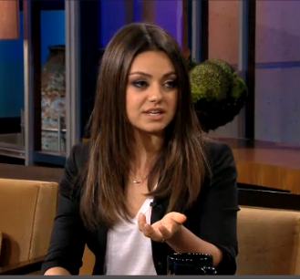 Mila Kunis admits to Jay Leno that she lied about age to be cast on That 70's Show