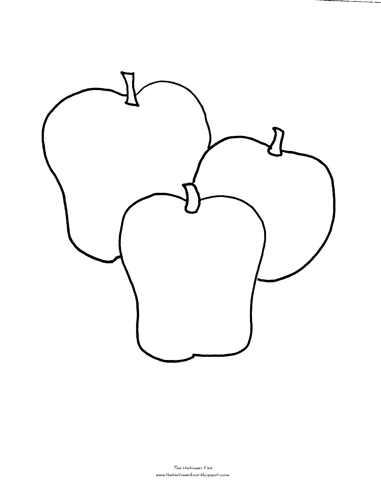 Apple Coloring Page Apple Coloring Page