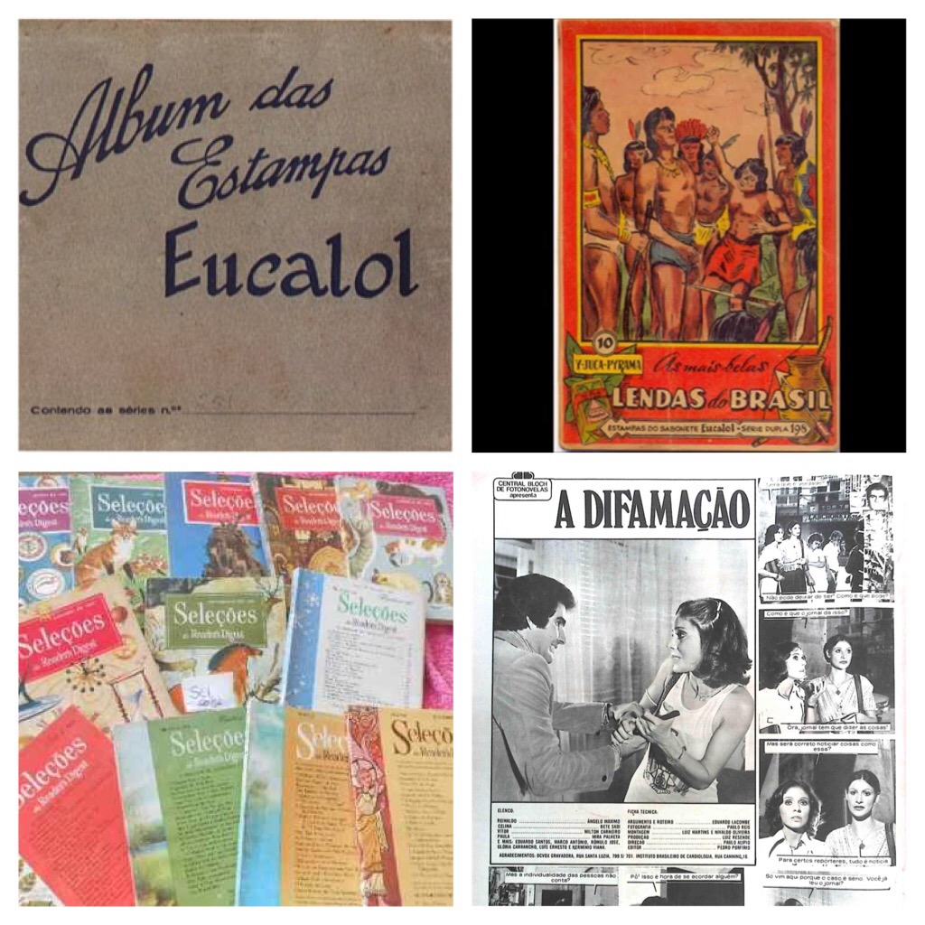 As famosas estampas Eucalol, coleção Reader's Digest e fotonovela
