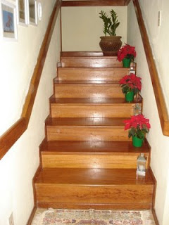Decoração de escadas no natal Decoração de escadas no natal