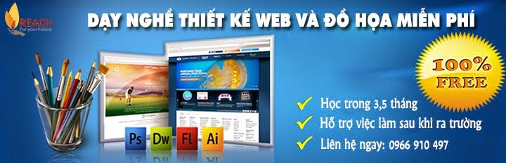 Chương trình đào tạo Thiết kế website và Đồ họa tại REACH