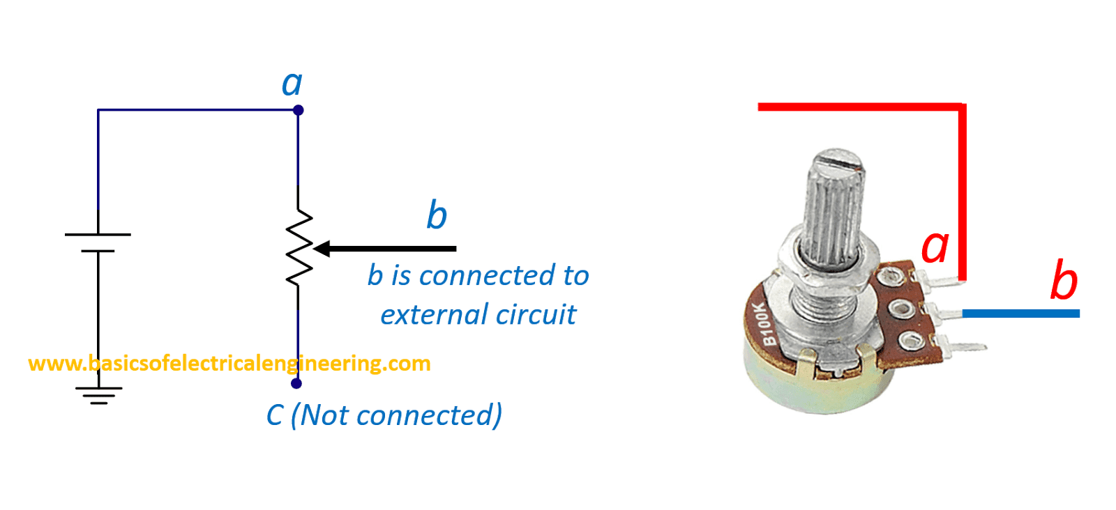 Basics of Potentiometer Basics of Electrical Engineering