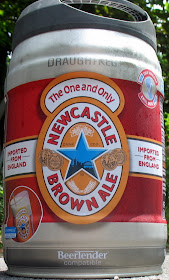 Draught mini keg of Newcastle Brown Ale