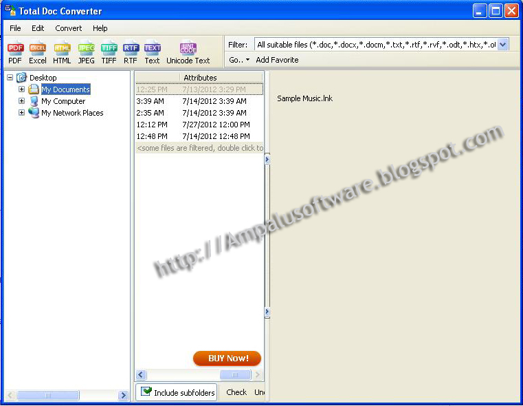 Total doc converter register key