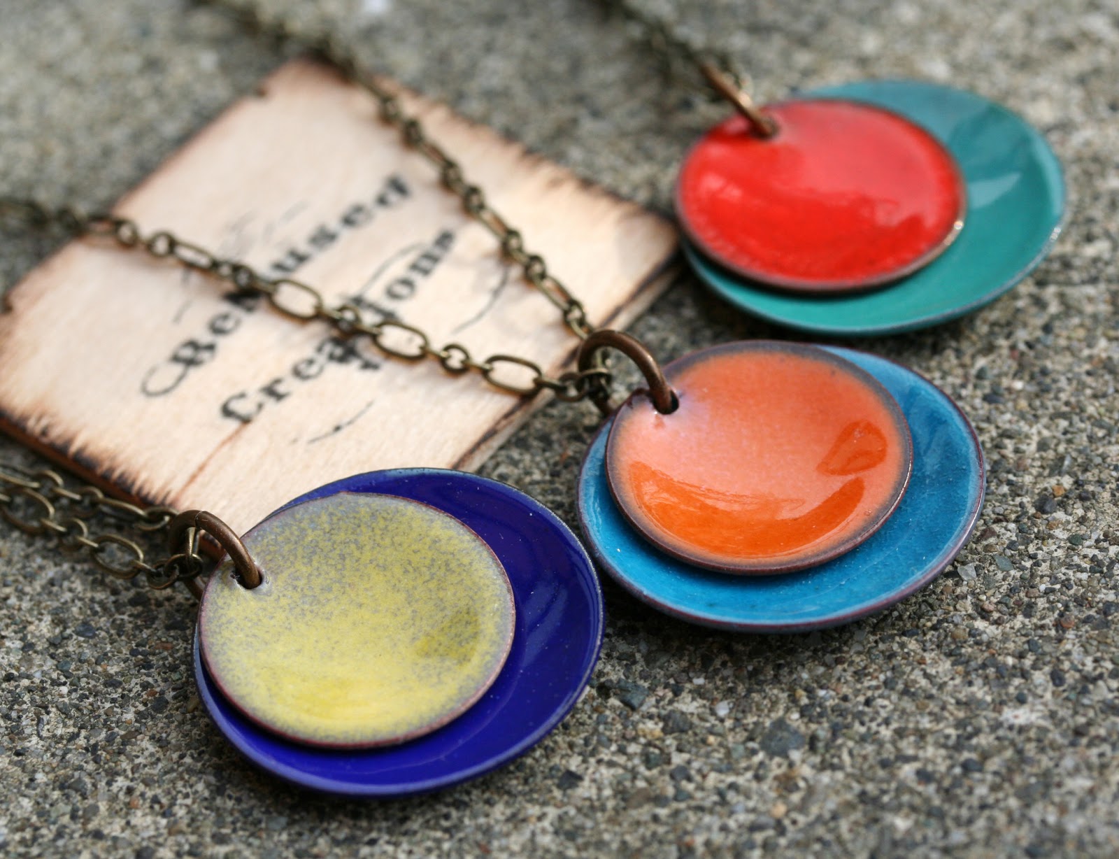 Laura Bee Designs Enamel Jewelry by Bemused Creations