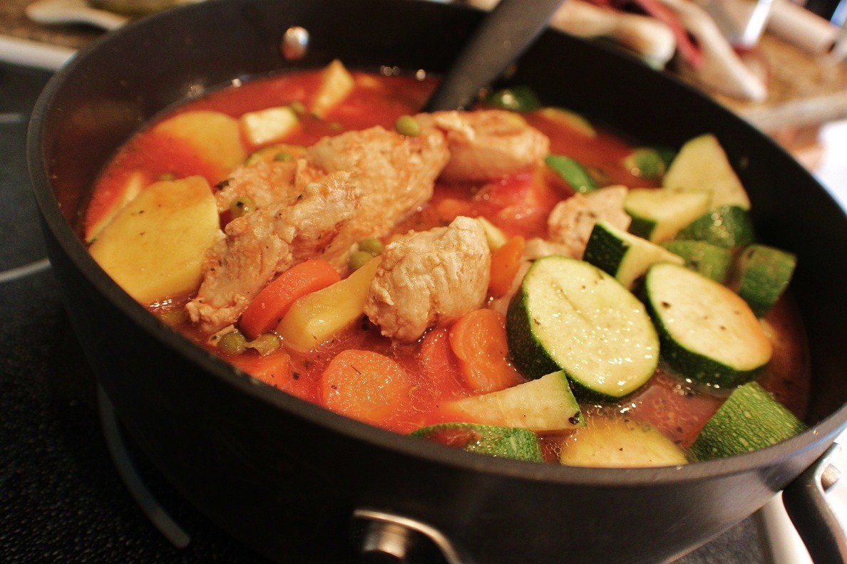 Grandma's Italian Chicken Zucchini Stew What's Cookin' Italian Style