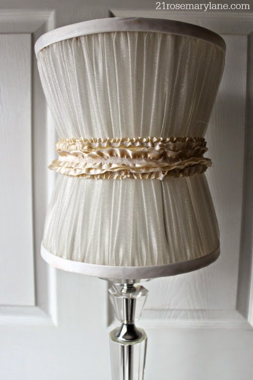 21 Rosemary Lane Lampshade Makeover using Jewelry Beads (Tutorial)