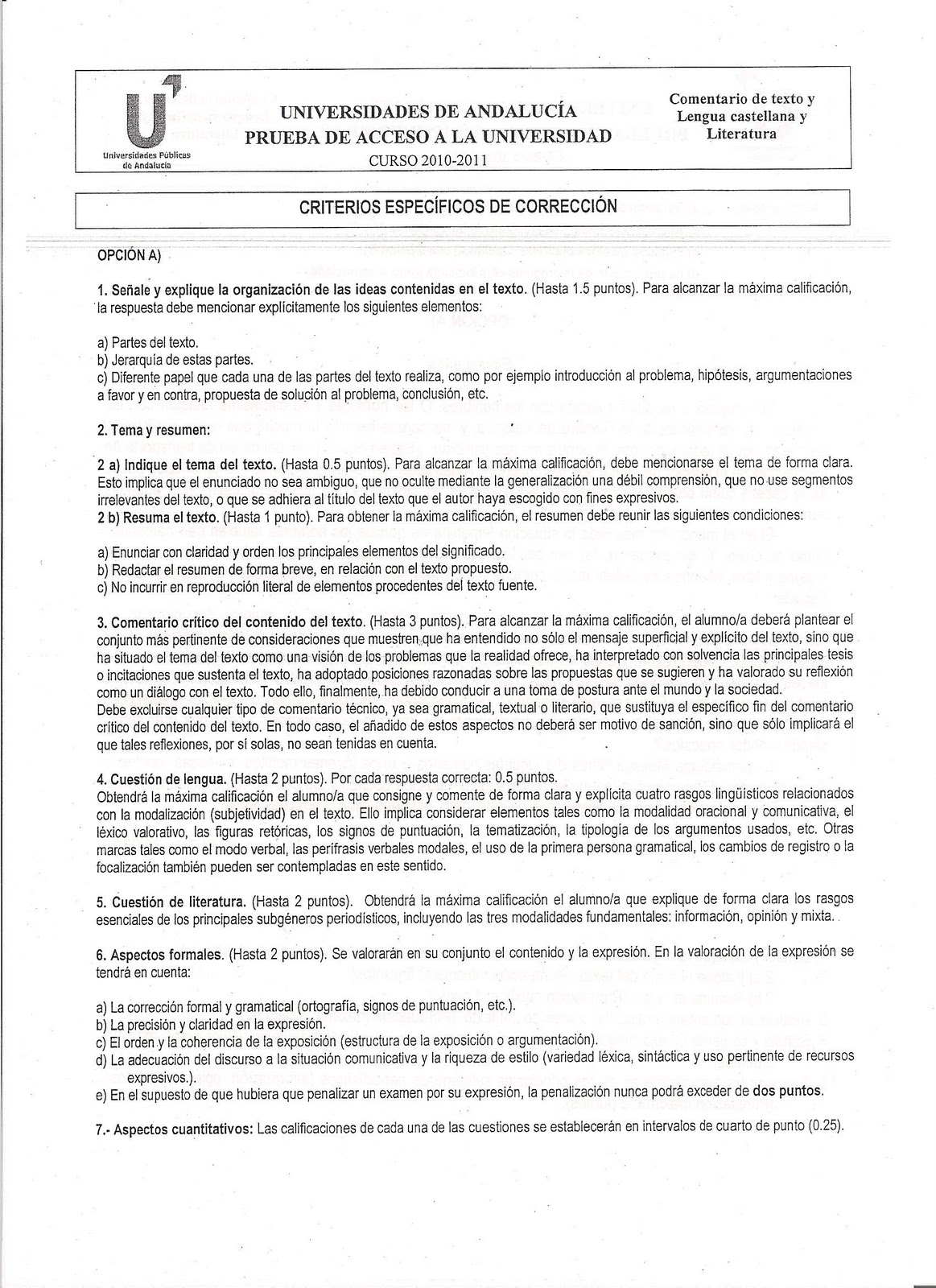 LENGUA CASTELLANA Y LITERATURA 2º BACHILLERATO