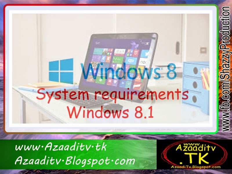System requirements Windows 8.1 Full