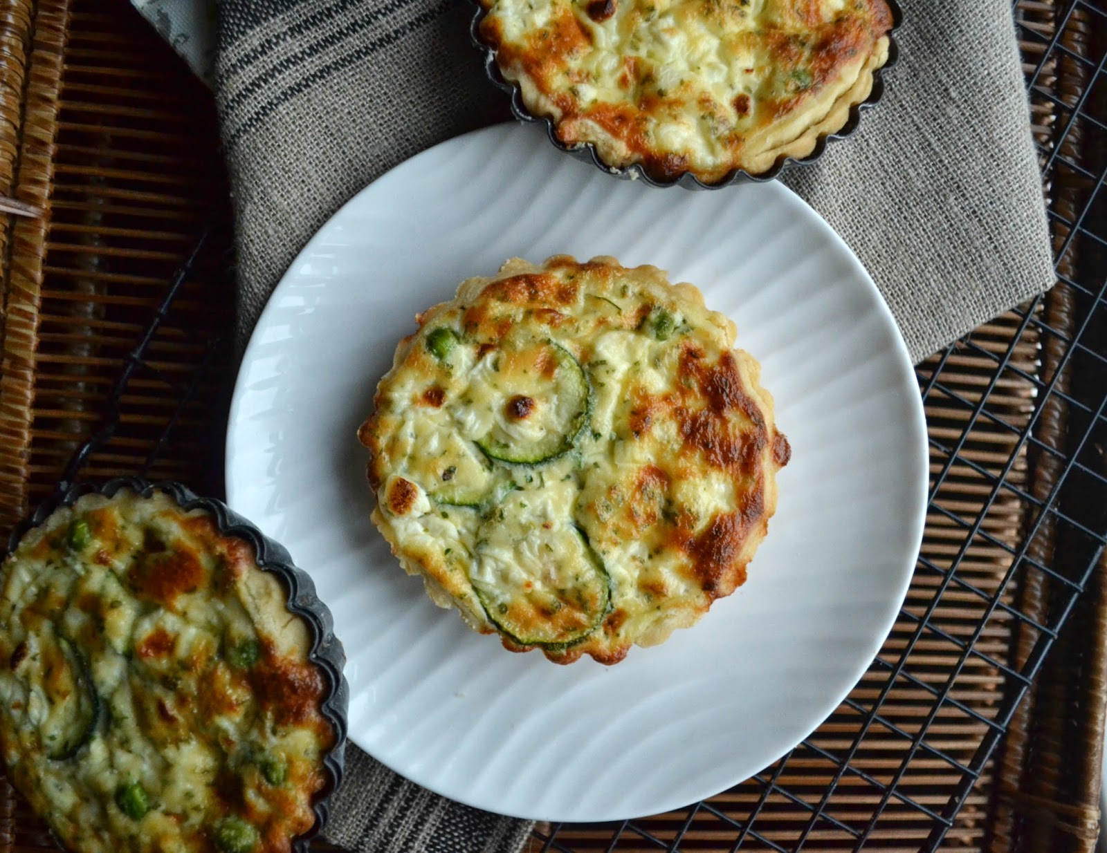 Cottage cheese and peas quiche A Kingdom For A Cake