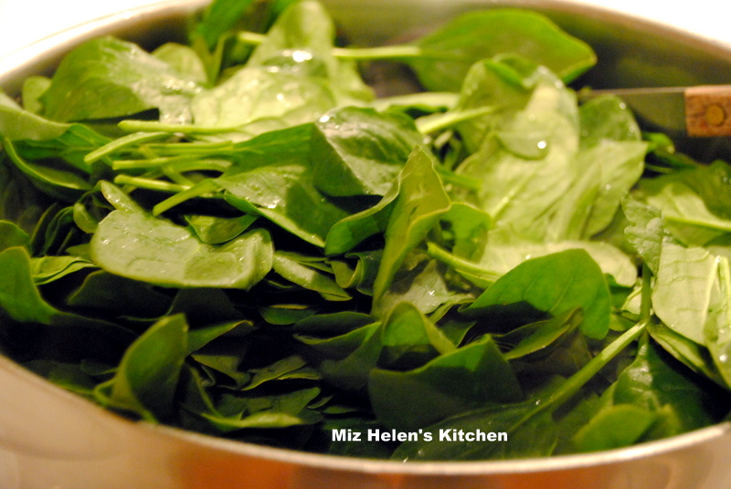Miz Helen's Country Cottage Spinach with Yogurt Sauce