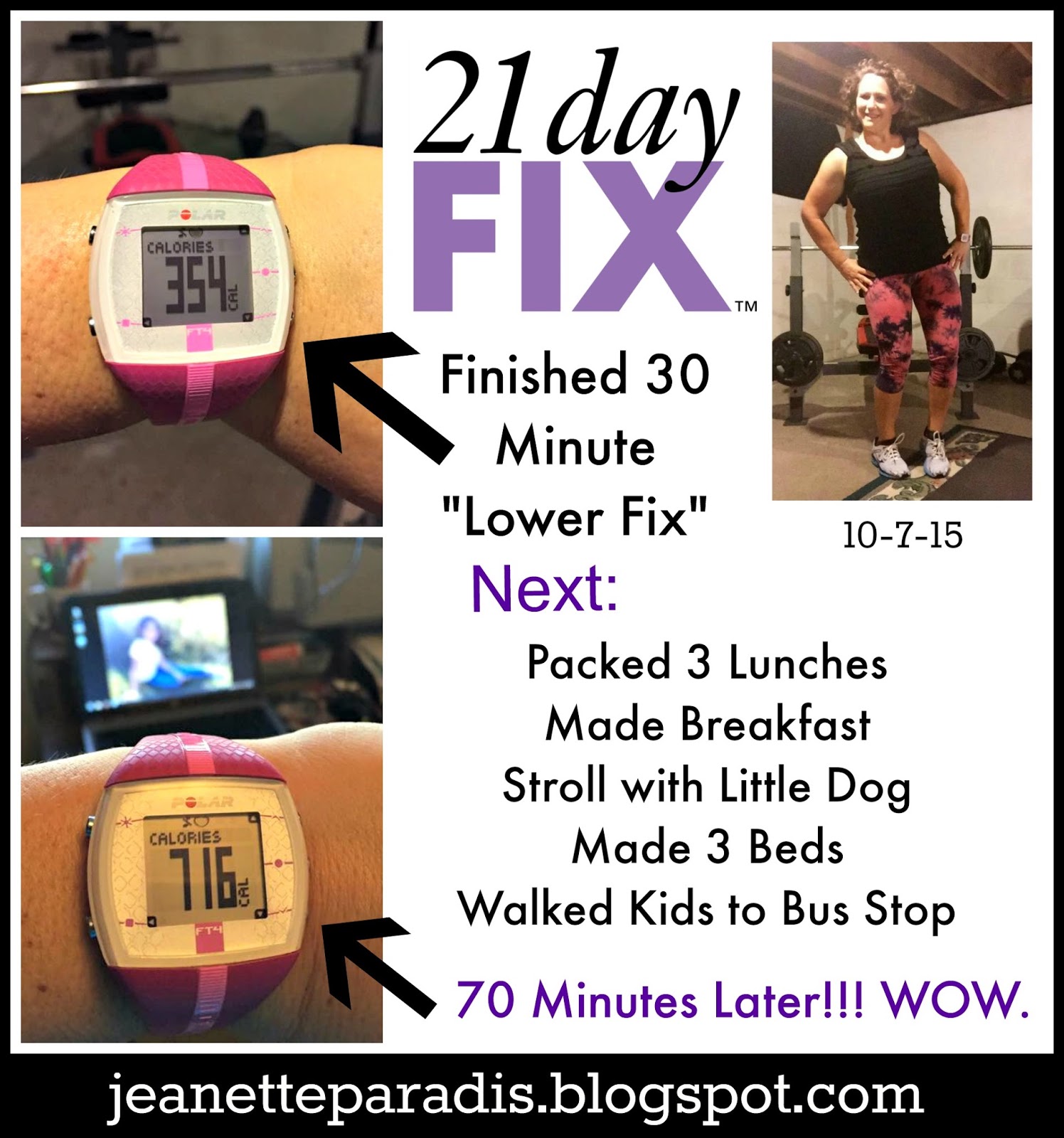 Kitchen Window Calories Burned 21 Day Fix