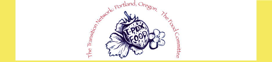 Portland Transtion, Food