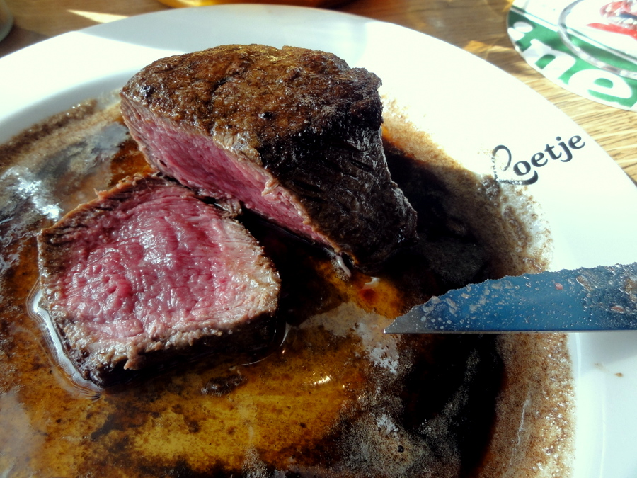Cafe Loetje (Amsterdam) The Best Beef Steak in the Netherlands