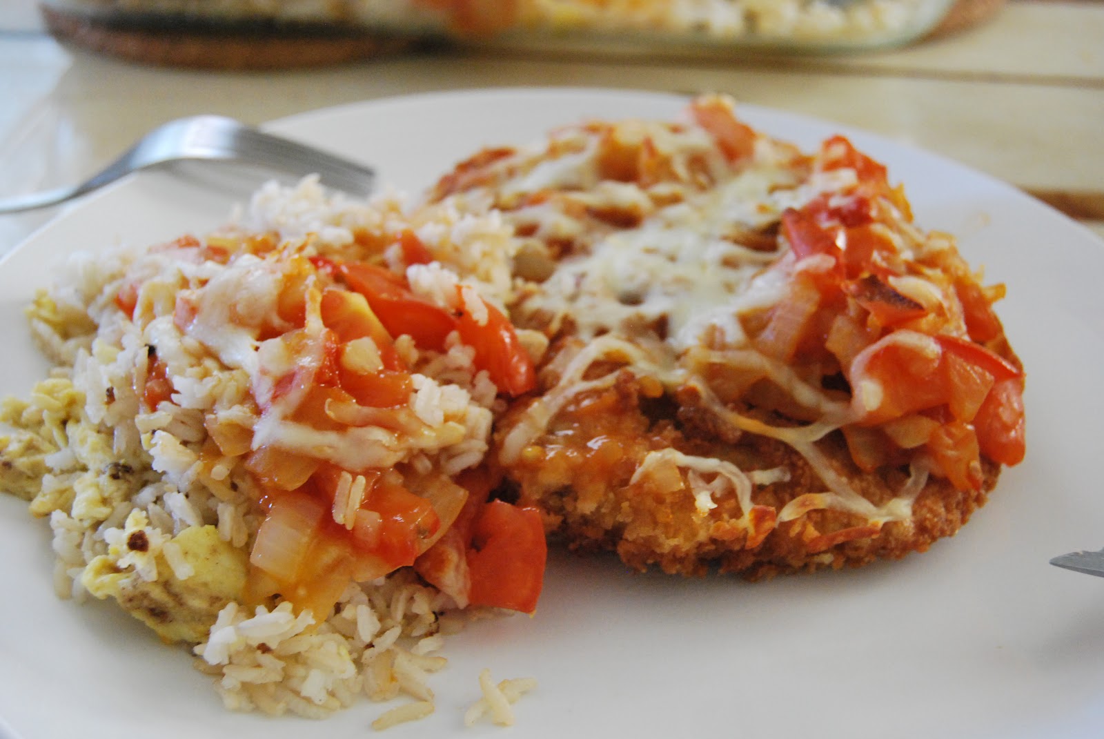 JJ's Chopsticks Hong Kong Style Baked Pork Chop on Fried Rice
