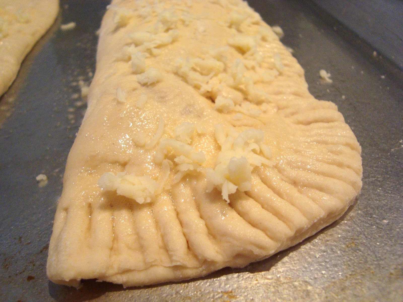 Hugs and Kiwis The Diary of a Nutrition Nut! AsiagoCrusted Calzone