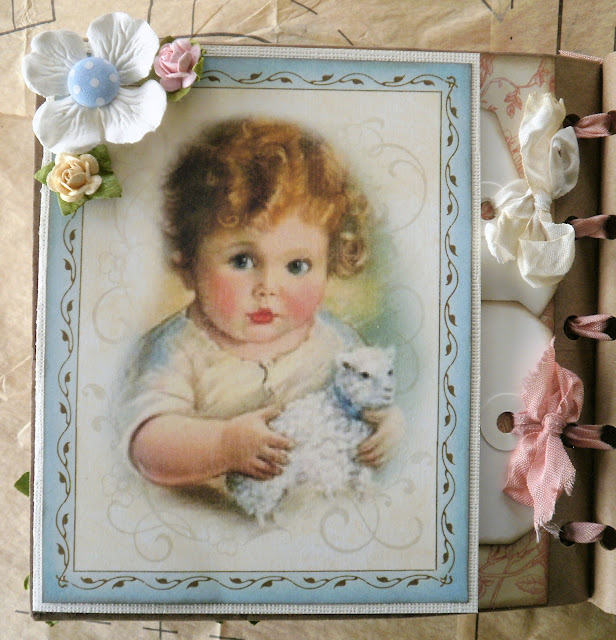 Lindsey's Paper Scraps Vintage Baby Album