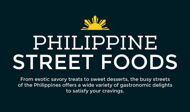 Philippine Street Food #infographic - Visualistan