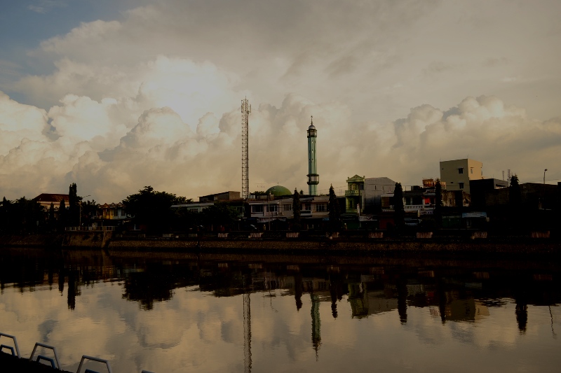 sunset dikota pangkep sungai pangkep