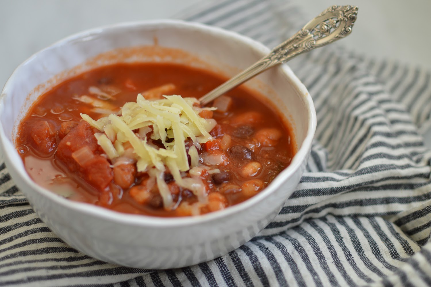NourishRDs ThreeBean Vegetarian Southern Chili