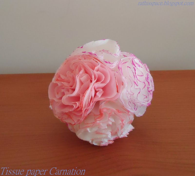 Rathi's Space Tissue Paper Carnation