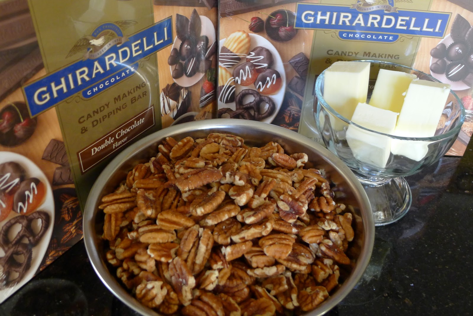 roasted pecan clusters