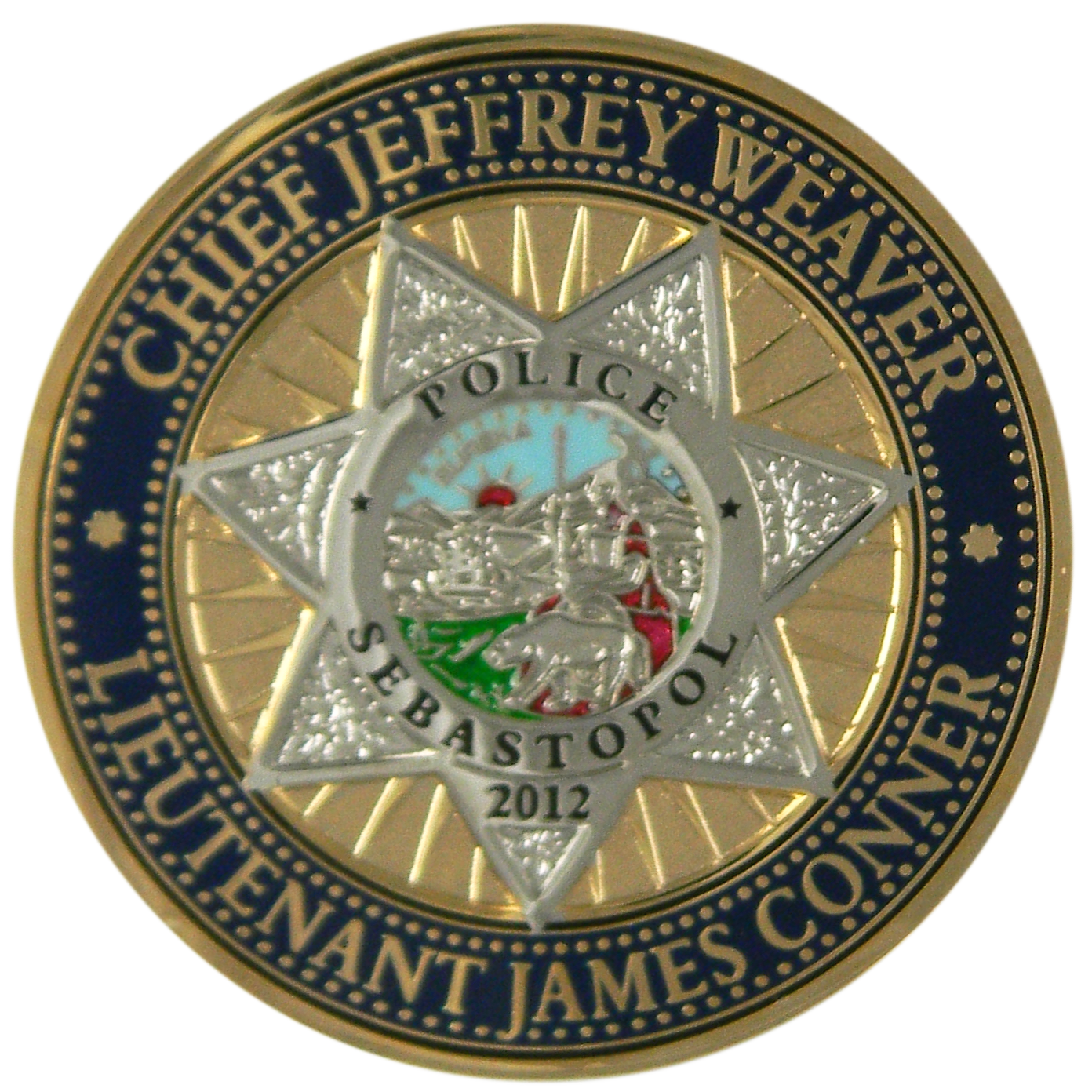 Point Emblems Sebastopol California Police