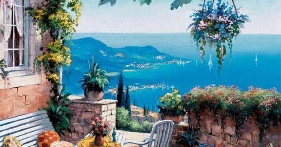 فنون رسومات مناظر طبيعية لوحات رائعة بالالوان المائية والزيتية