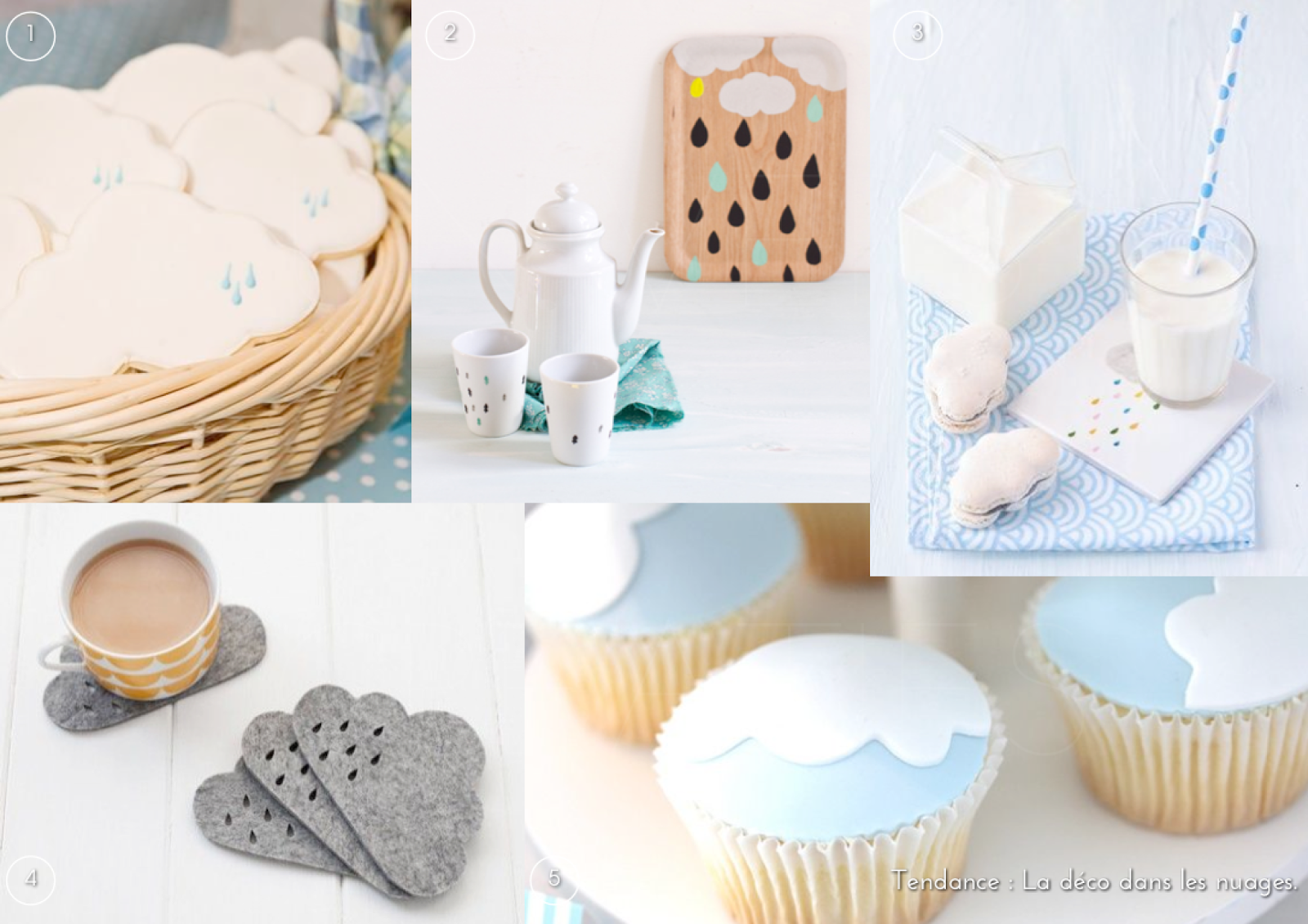 UNIVERS CREATIFS Les DIY autour du thème des nuages.