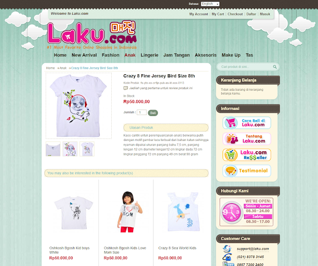 Belanja Baju Anak Online Menyenangkan