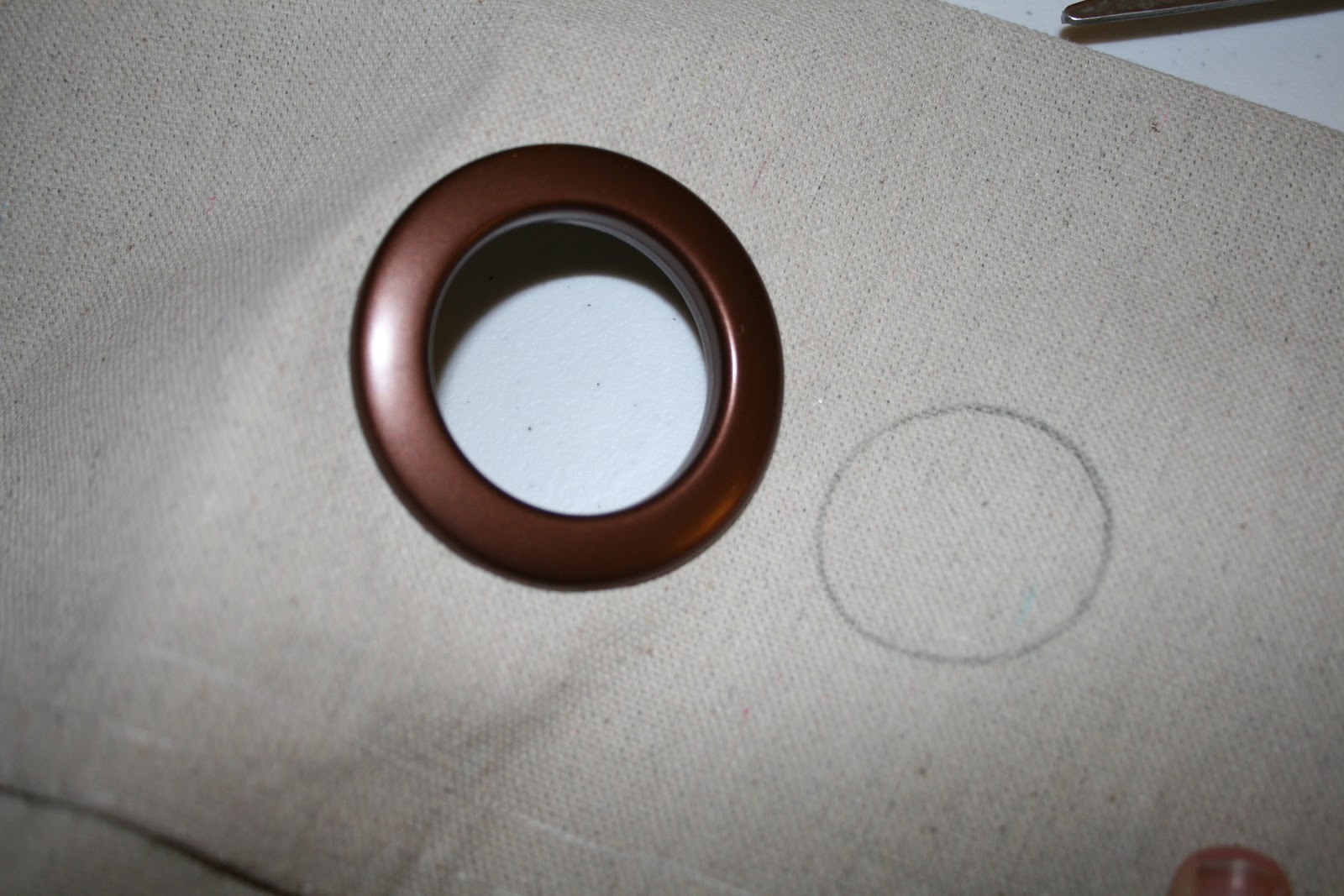 Power Tools and High Heels Drop Cloth Curtains with Grommets