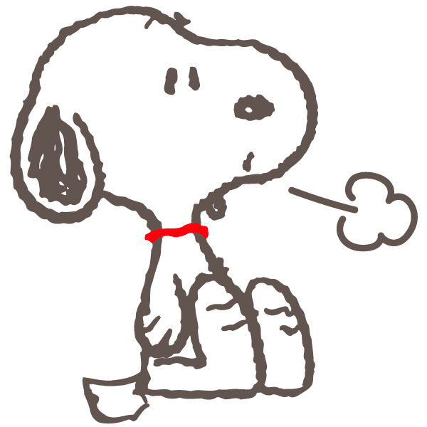 Snoopy | [PNG Pack] Sticker LINE Camera