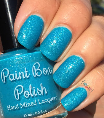 Paint Box Polish Blue Above The Bay