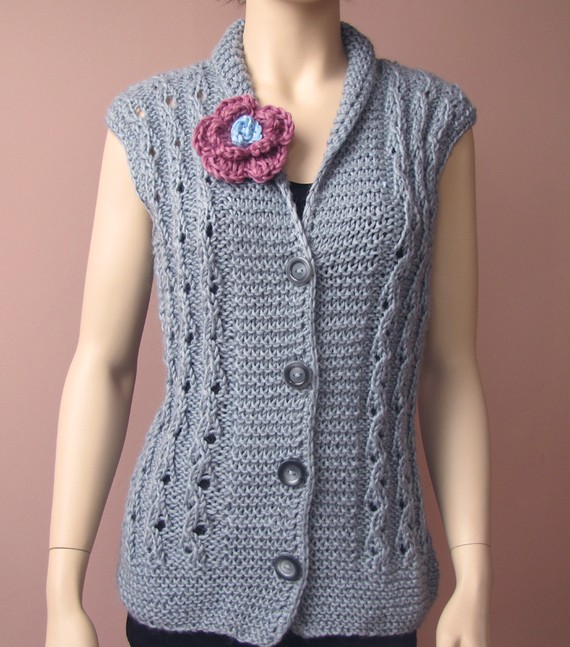 örnekler modeller örgü bayan yelek modelleri