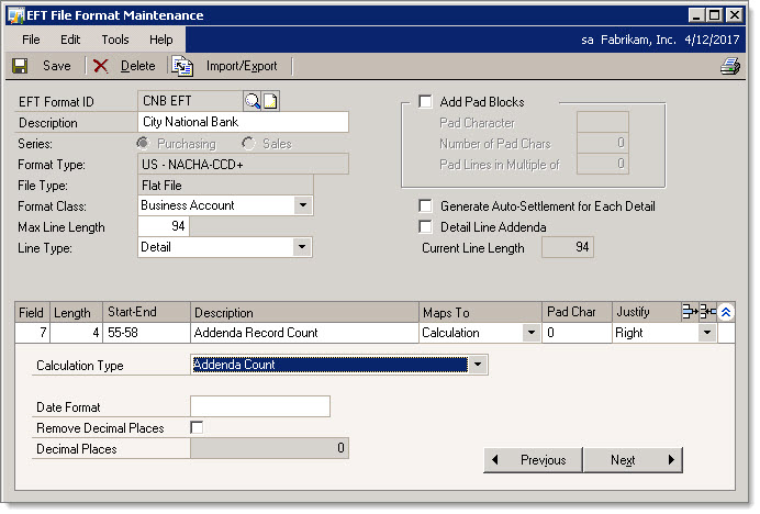 problem with gp 2010 eft payables ccd ctx file format microsoft ctx file format