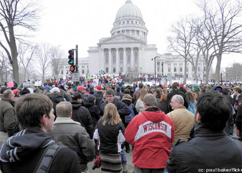 Wisconsin Protests Capitol