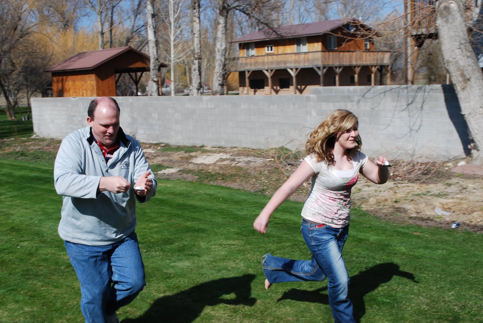 A Handful of Blessings Cotton ball relay
