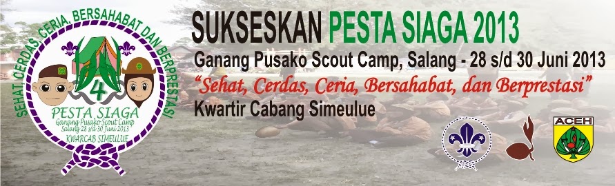 Pesta Siaga ke-4 tahun 2013 ~ Kwartir Cabang Simeulue