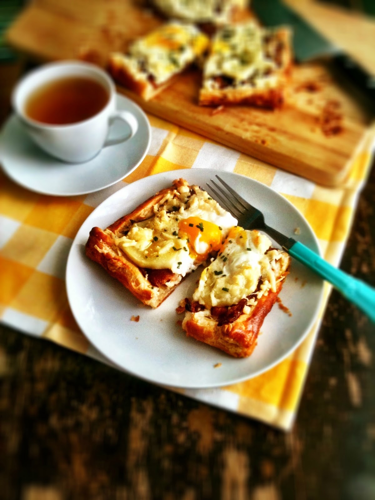 sweetsugarbean Rise & Shine Bacon & Egg Breakfast Tart