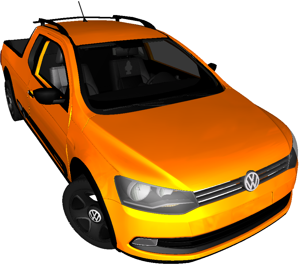 Volkswagen Saveiro Cross 2014 3D model