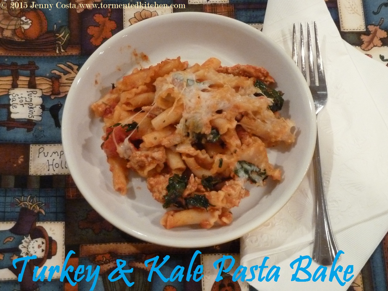 Turkey Kale Pasta Bake