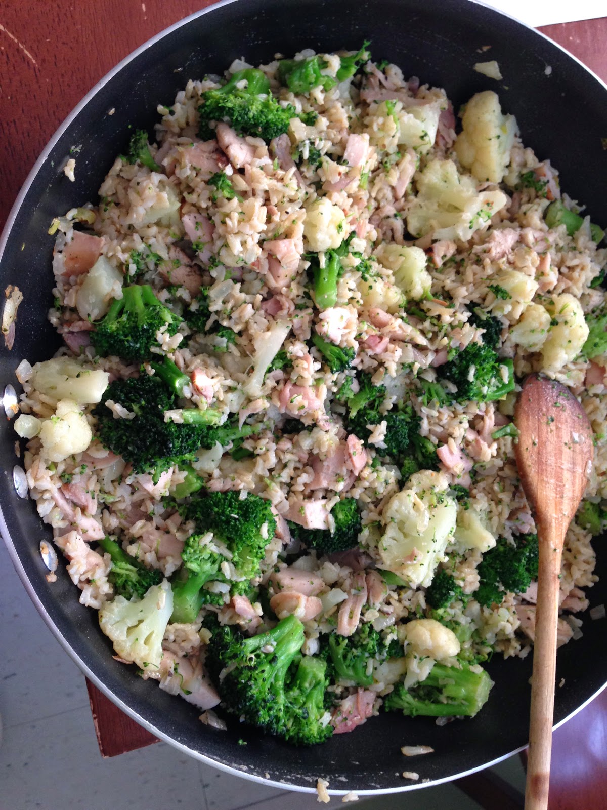 RECIPE Creamy Brown Rice, Chicken and Vegetable Casserole
