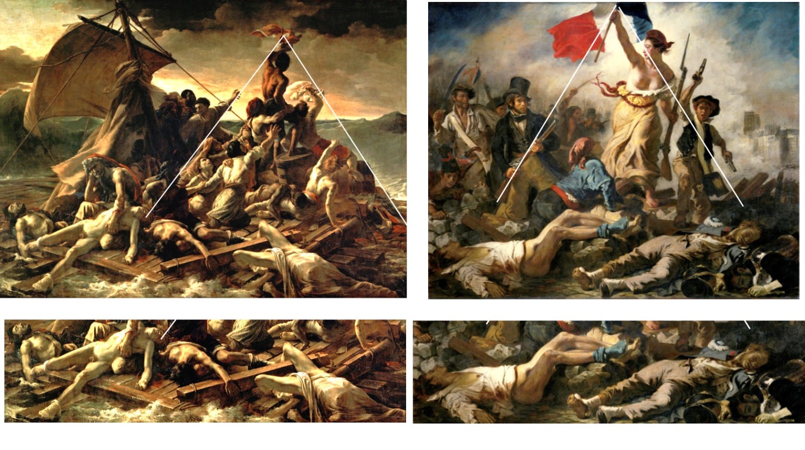 Dare D Art Delacroix La Liberte Guidant Le Peuple 1830