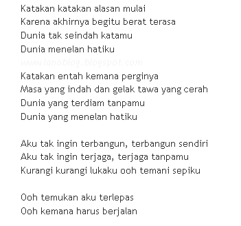 Download Lagu Noah Terbangun Sendiri Tanpa Password