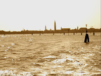venecia italia veneto san marcos gondolas