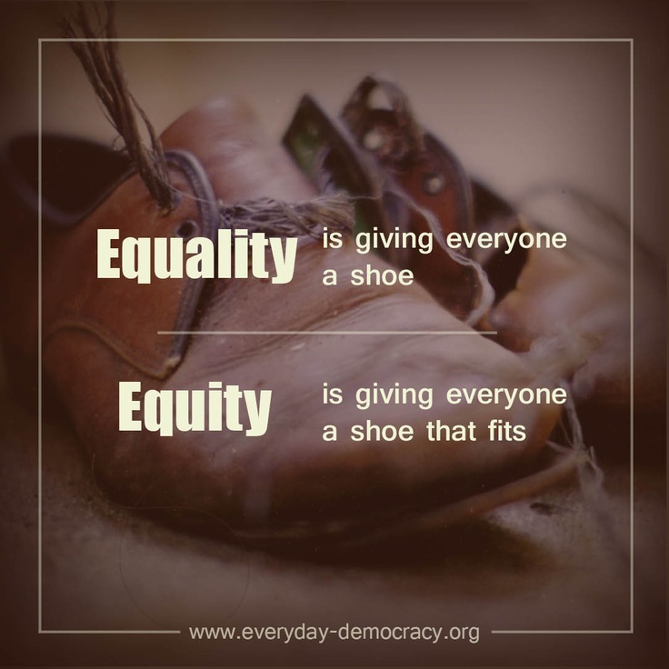 Equity vs Equality